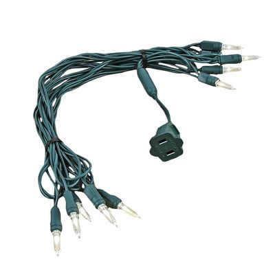 Novelty Lights Vintage Style T5 Warm White LED Christmas Lights, 11 Feet