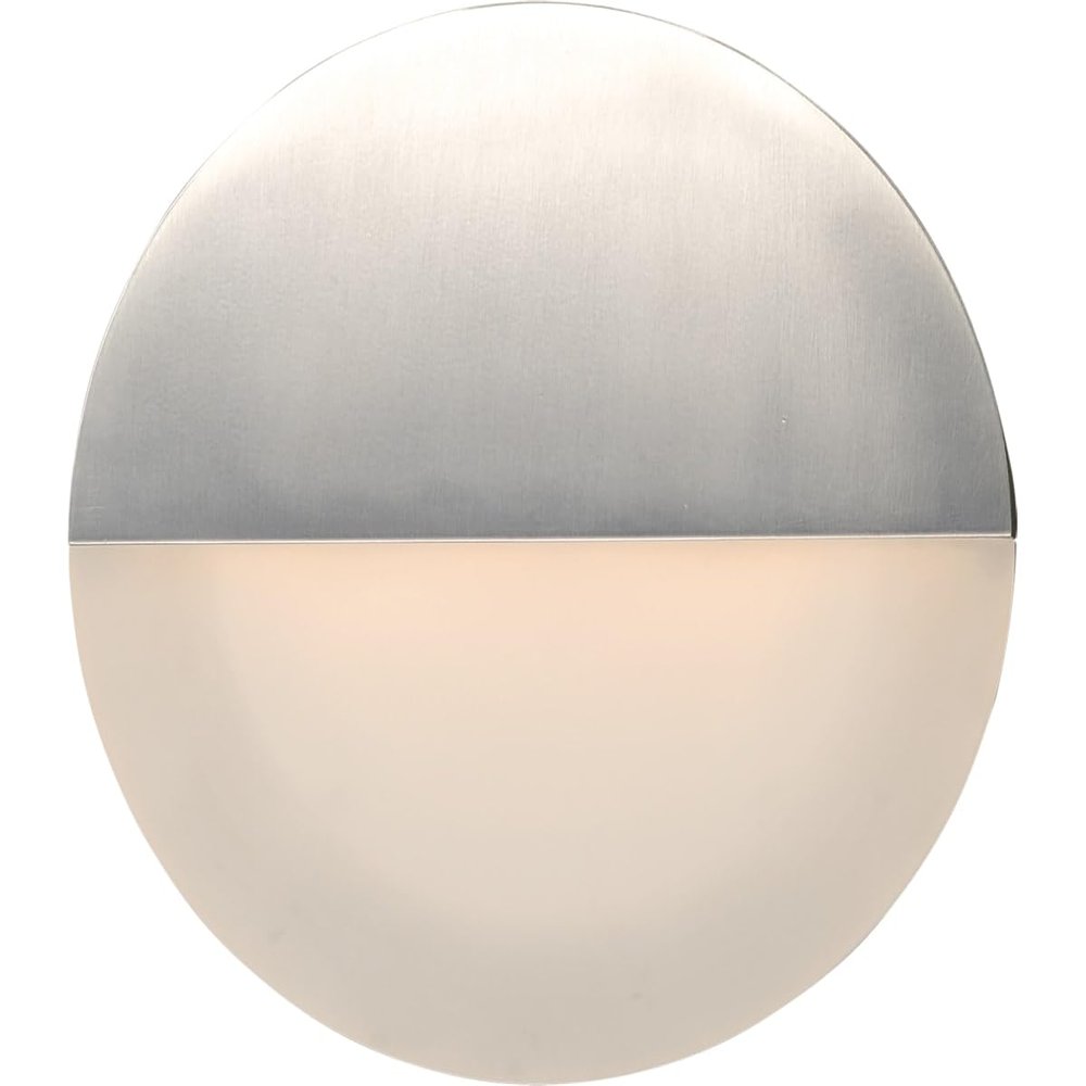 ET2 Lighting Alumilux 2-Light Outdoor Wall Sconce | Satin Aluminum Finish | Aluminum Construction | Architectural Exterior Wall Lantern for Front Porches | Wet Location Rated | E41280-SA