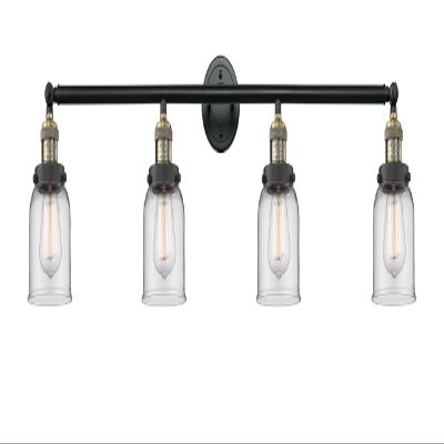 Innovations 215-BAB-G52 Four Light Bath Vanity from Franklin Restoration Collection