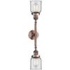 Innovations 208-AC-G52-LED 2 Light Vintage Dimmable LED Bathroom Fixture, Antique Copper view 1