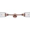 Innovations 208-AC-G52-LED 2 Light Vintage Dimmable LED Bathroom Fixture, Antique Copper view 4