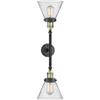 Innovations 208-BAB-G44 2 Light Bathroom Fixture, Black Antique Brass view 1
