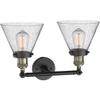 Innovations 208-BAB-G44 2 Light Bathroom Fixture, Black Antique Brass view 2