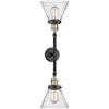 Innovations 208-BAB-G44 2 Light Bathroom Fixture, Black Antique Brass view 3