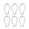 Aspen Creative 20009-26 9 1/2" Saddle (6 Pack), 9.5" Lamp Harp, Satin Nickel view 1