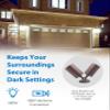NICOR Lighting 150W Bronze Double Cylinder Adjustable Security Flood Light (11728) view 3
