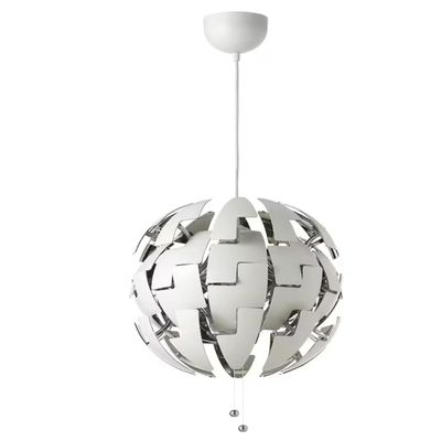 IKEA Ps 2014 Pendant Lamp, White, Silver Color 003.114.98