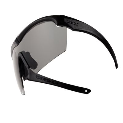Crosshair Eyeshield - Black Frame - Smoke Gray Lens