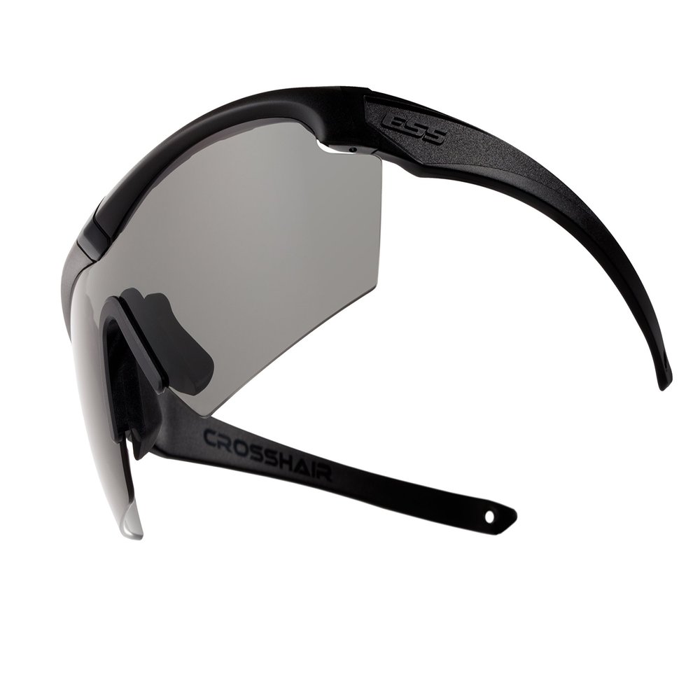 Crosshair Eyeshield - Black Frame - Smoke Gray Lens