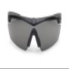Crosshair Eyeshield - Black Frame - Smoke Gray Lens view 2