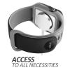 i-Blason Band Compatible with Apple Watch 3 42 mm, [New Unity Series] Premium Hybrid Protective Bumper Band for Apple Watch 42 mm 2017 Release [Compatible with Apple Watch 42mm 2015 2016] (Black) view 4