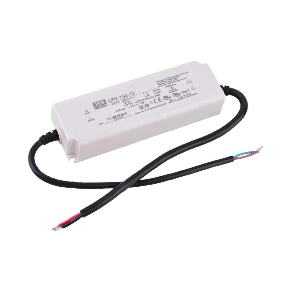 Meanwell LPV-150-12 150W 12V 10A IP67 LED Power Supply Driver