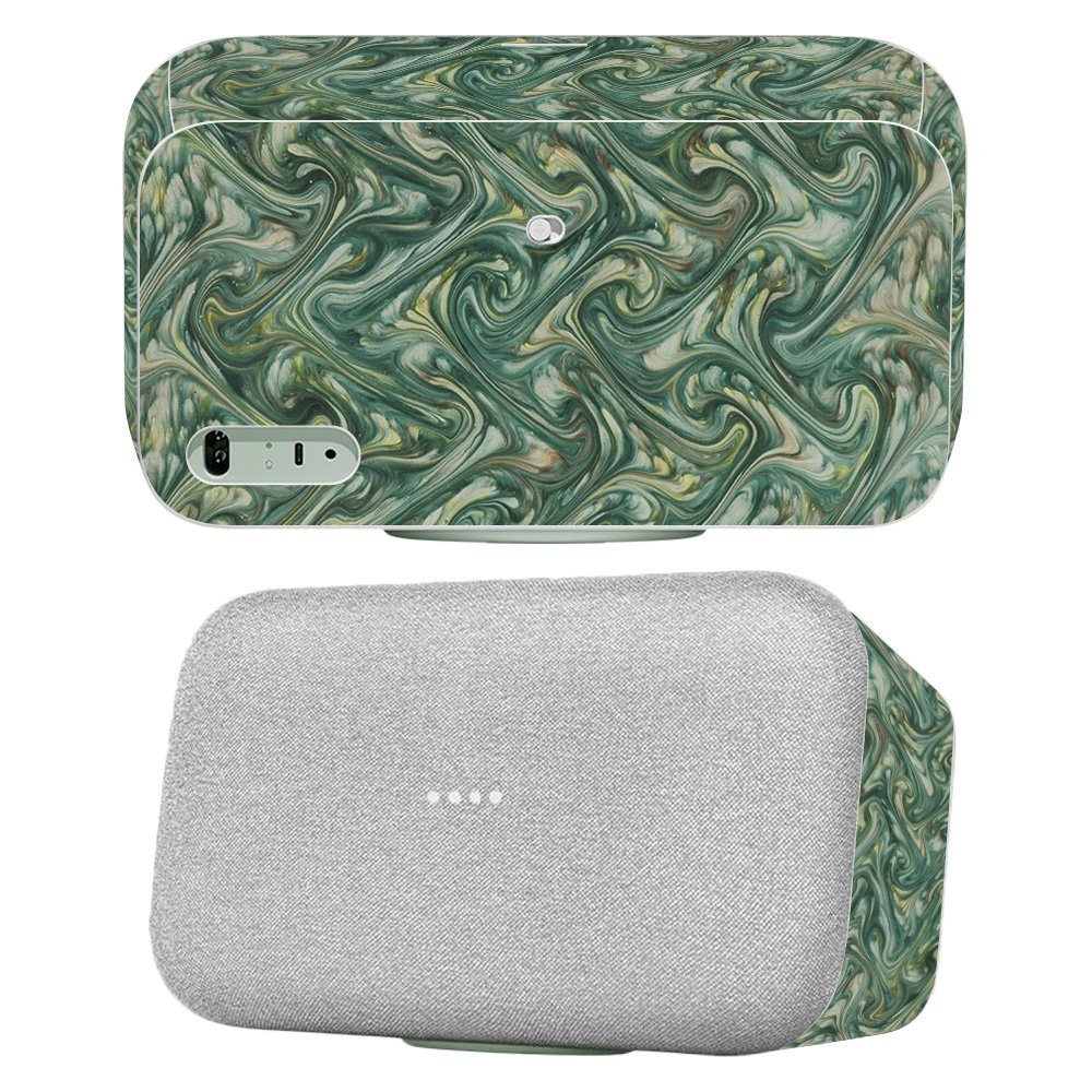 MightySkins Skin Compatible with Google Home Max - Marble Swirl | Protective, Durable, and Unique Vinyl Decal wrap Cover | Easy to Apply | Made in The USA