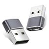Basesailor USB to USB C Adapter for iPhone 17 Pro Max,16 15 Charger Adapter 2Pack,Type C Female to USBA Male Converter for Apple Watch iWatch S11 S10 SE,AirPods Pro 3 4,iPad mini 7 6 Air 5,Samsung S25 view 1