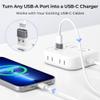 Basesailor USB to USB C Adapter for iPhone 17 Pro Max,16 15 Charger Adapter 2Pack,Type C Female to USBA Male Converter for Apple Watch iWatch S11 S10 SE,AirPods Pro 3 4,iPad mini 7 6 Air 5,Samsung S25 view 2