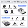 Basesailor USB to USB C Adapter for iPhone 17 Pro Max,16 15 Charger Adapter 2Pack,Type C Female to USBA Male Converter for Apple Watch iWatch S11 S10 SE,AirPods Pro 3 4,iPad mini 7 6 Air 5,Samsung S25 view 3