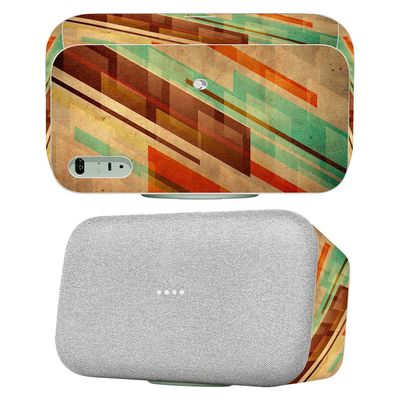 MightySkins Skin Compatible with Google Home Max - Abstract Wood | Protective, Durable, and Unique Vinyl Decal wrap Cover | Easy to Apply | Made in The USA