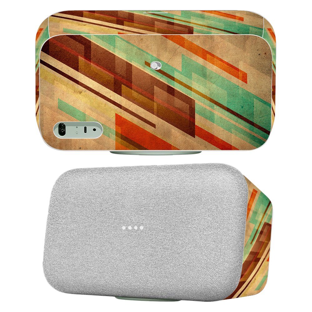 MightySkins Skin Compatible with Google Home Max - Abstract Wood | Protective, Durable, and Unique Vinyl Decal wrap Cover | Easy to Apply | Made in The USA