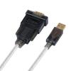 DTECH Serial Cable to USB Adapter DB9 Male RS232 Port Supports Windows 11 10 8 7 Mac (6 Feet, PL2303) view 2