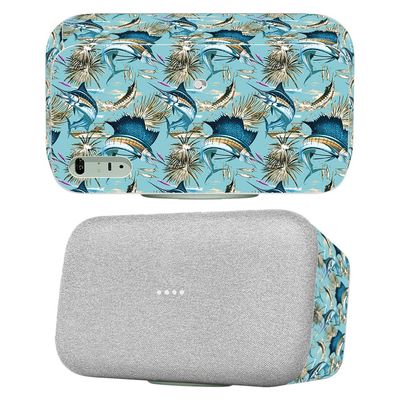MightySkins Skin Compatible with Google Home Max - Island Fish | Protective, Durable, and Unique Vinyl Decal wrap Cover | Easy to Apply | Made in The USA