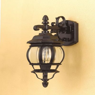 Cal Lighting OL-142WD-BK Transitional 120V,E27,100W Max, 8 X 22 X 12, Dc in Black Finish,