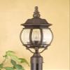 Cal Lighting OL-143PS-OB Transitional 120V,E27,3X60W Max, 8 X 17 1/2, Dc in Bronze/Dark Finish, view 2