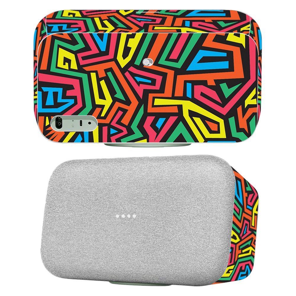 MightySkins Skin Compatible with Google Home Max - Hyper | Protective, Durable, and Unique Vinyl Decal wrap Cover | Easy to Apply | Made in The USA