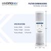 iFilters CNTP-1C Countertop Water Filter with 0.5 Micron Carbon Block view 2