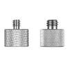 Anwenk Mic Stand Adapter Combo Pack - 5/8 to 1/4 & 5/8 to 3/8 Mic Thread Screw Adapter for Microphone Stand to Tripod view 4