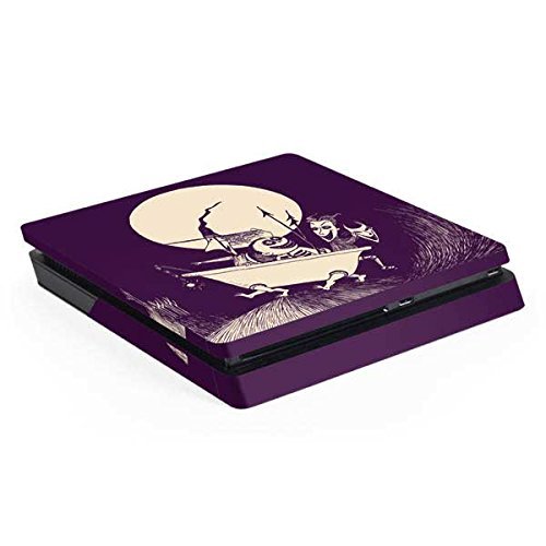 Skinit Decal Gaming Skin Compatible with PS4 Slim - Officially Licensed Disney The Nightmare Before Christmas Lock Shock and Barrel Art Design