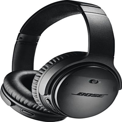 Bose QuietComfort 35 (Series II) Wireless Headphones, Noise Cancelling - Black (Renewed)