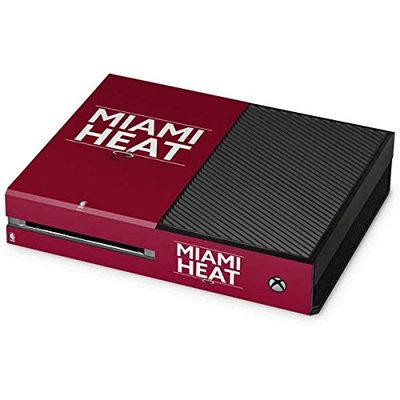 Skinit Decal Gaming Skin Compatible with Xbox One Console - Officially Licensed NBA Miami Heat Standard - Red Design
