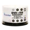 50 Smartbuy DVD+RW 4X 4.7GB White Inkjet Printable Blank Rewritable Disc view 1