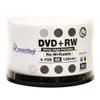 100 Smartbuy DVD+RW 4X 4.7GB White Inkjet Printable Blank Rewritable Disc view 1