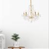 Elegant Furniture Verona 5 Light Chrome Chandelier Clear Royal Cut Crystal view 4
