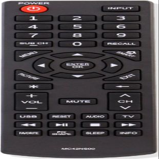 New USARMT Replaced SANYO MC42NS00 TV Remote for Sanyo DP24E14 DP39D14 DP42D24 DP50E44 DP55D44 DP58D34 DP65E34 FVD3924 FVD5044 FVF5044M LED LCD HDTV
