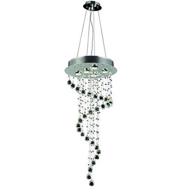 36 in. 5-Light Chandelier in Chrome (Royal Cut)