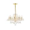 Elegant Lighting Princeton - Eight Light Chandelier-Royal Cut Crystal Type-Chrome Finish -Traditional Installation view 2