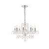 Elegant Lighting Princeton - Eight Light Chandelier-Royal Cut Crystal Type-Chrome Finish -Traditional Installation view 3