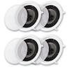 Acoustic Audio CS-IC83 in Ceiling 8" Speaker 2 Pair Pack 3 Way Home Theater 1400 Watt view 1