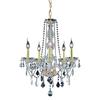 Elegant Lighting Value Verona 5 Light Gold Chandelier Clear Royal Cut Crystal view 1