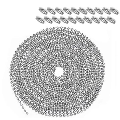 Awpeye 16 Feet Metal Fan pull chain extension, ceiling fan chain connector