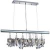 Elegant Lighting Value Chorus Line 6 Light Chrome Chandelier Clear Royal Cut Crystal view 1
