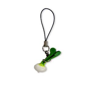 Beet Leather Vegetables mobile/Cellphone Charm VANCA CRAFT-Collectible Cute Mascot Made in Japan