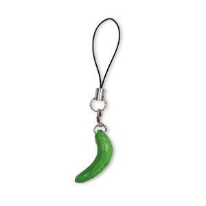 Cucumber Leather Vegetables Mobile/Cellphone Charm VANCA Craft-Collectible Cute Mascot Made in Japan