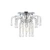 Elegant Lighting V6801F9C/RC Falls - One Light Flush Mount view 1