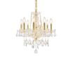Elegant Lighting Value Princeton 8 Light Gold Chandelier Clear Royal Cut Crystal view 1
