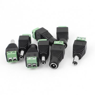 uxcell 4Pairs 5.5mmx2.1mm Male Female DC Power Connector for CCTV Camera