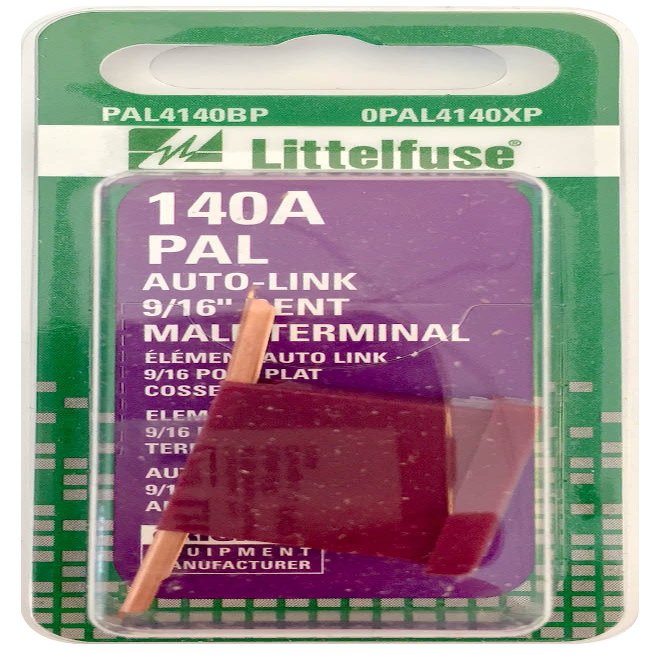 Littelfuse 0PAL4140XP PAL 9/16 Bent 32 Volt 140 Amp Carded Auto Link Fuse
