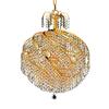 10-Light Chandelier Clear Royal Cut Crystal in Gold view 1